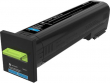  Original Lexmark 72K2XC0 Toner cyan extra High-Capacity return program (ca. 22.000 Seiten) 