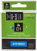  Original Dymo S0720610 45021 DirectLabel-Etiketten weiss auf schwarz 