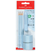  FABER-CASTELL GRIP 2001 Bleistift-Set B 5-teilig sky blue 