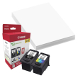  Original Canon PG-560XL+CL-561XL + 10x15 cm Fotopapier 50 Blatt 3712 C 008 Tintenpatrone Multipack schwarz + color +50 Blatt Fotopapier 