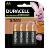  4 Akkus PreCharged Mignon AA 2.500 mAh von DURACELL 