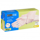  Einmalhandschuhe IDEAL LONG weiß von HYGOSTAR unisex Größe M 100 St. 