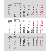  Ersatzkalendarium für Tischkalender 2025/2026 