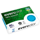  farbiges Kopierpapier Recyclingpapier Evercolor von Clairefontaine, DIN A4, 80 g/m², 500 Blatt, dunkelblau 