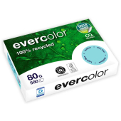  farbiges Kopierpapier Recyclingpapier Evercolor von Clairefontaine, DIN A4, 80 g/m², 500 Blatt, hellblau 