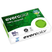  farbiges Kopierpapier Recyclingpapier Evercolor von Clairefontaine, DIN A4, 80 g/m², 500 Blatt, lindgrün 