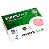  farbiges Kopierpapier Recyclingpapier Evercolor von Clairefontaine, DIN A4, 80 g/m², 500 Blatt, rosa 