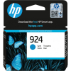  Original HP 924, 4K0U3NE Tintenpatrone cyan (ca. 400 Seiten) 